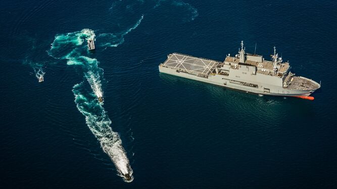 Unos 1.500 militares de la Armada inician el operativo de alta intensidad Copex-23 frente a la Costa de Huelva