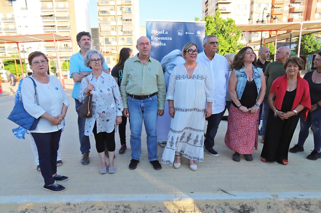 Elecciones Municipales Huelva 2023: Im&aacute;genes del acto de inicio de campa&ntilde;a de IU