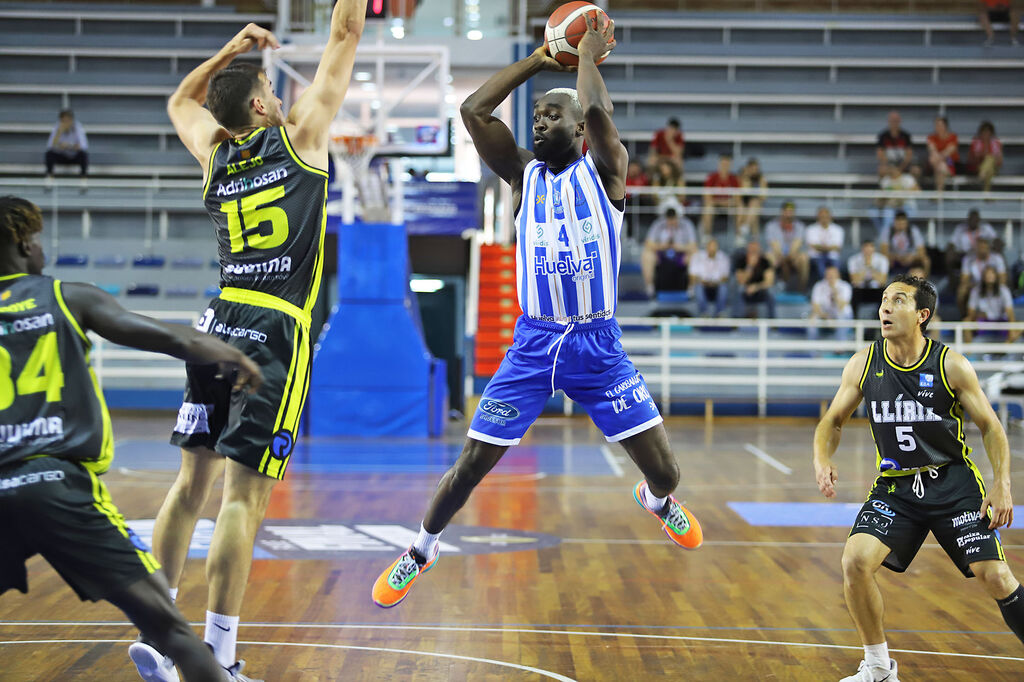 Im&aacute;genes de la Primera jornada de la fase final a LEB Plata: Huelva Comercio Viridis vs Refitel Basket Lliria