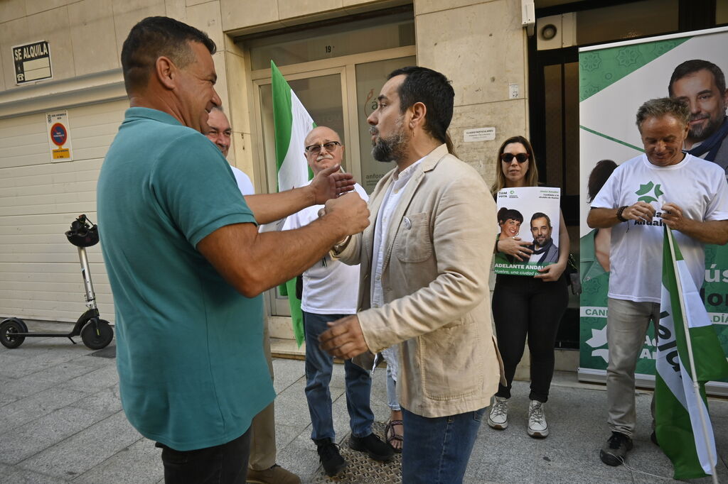 Elecciones Municipales Huelva 2023: Im&aacute;genes del acto de inicio de campa&ntilde;a en la sede de Adelante Andaluc&iacute;a