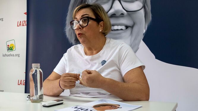 La candidata  a la Alcaldía de Huelva, Mónica Rossi.