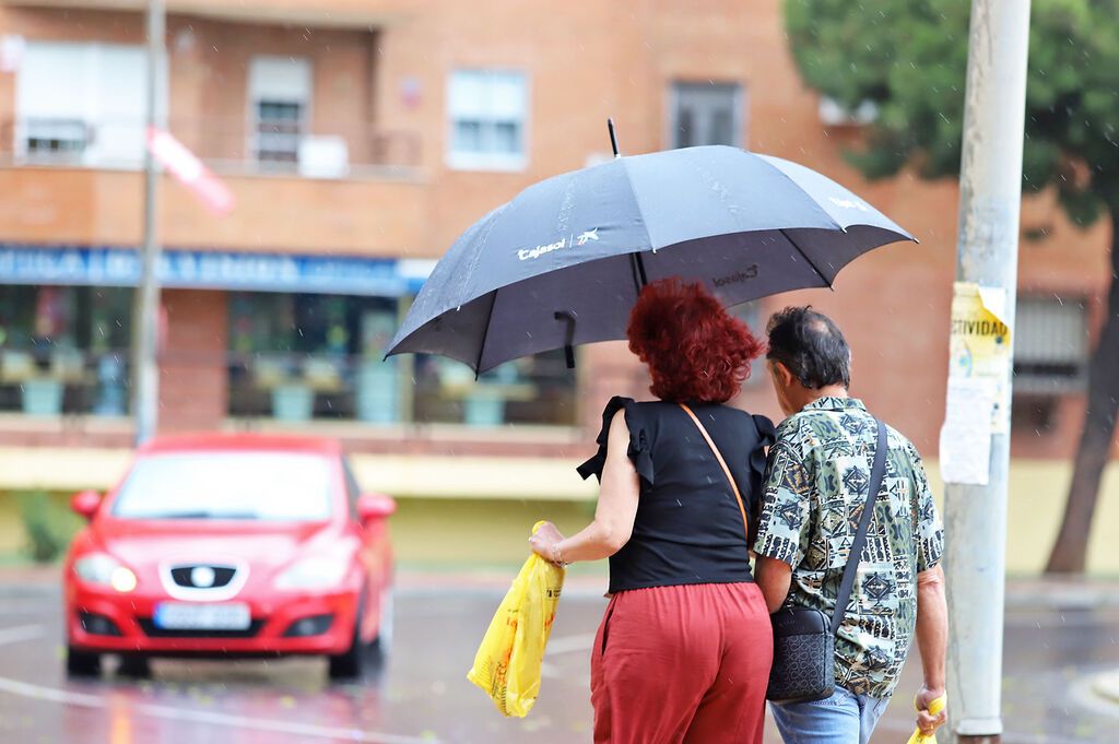 La lluvia en la jornada de domingo en Huelva