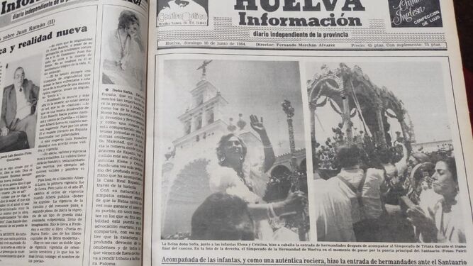 El Rocío en 1984: El año en el que la Reina Sofía visitó la aldea