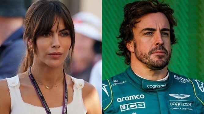 Fernando Alonso y Melissa Jiménez, la nueva pareja surgida en el paddock de la Fórmula 1.