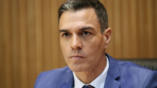 Pedro Sánchez en su comparecencia ante diputados y senadores socliastas, el miércoles.