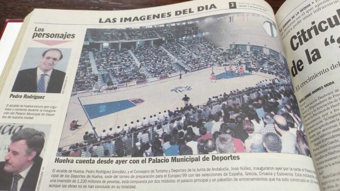 Junio de 1999: el año en el que se inauguró el Palacio de Deportes de Huelva