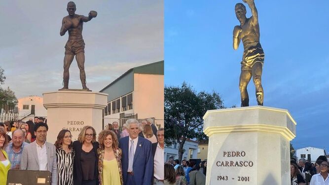 Homenajean con una estatua a Pedro Carrasco en su pueblo de Huelva: Así lo vivió Rocío Carrasco