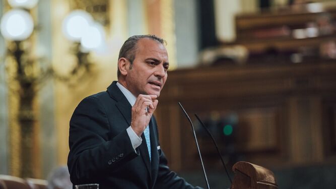 Tomás Fernández en el Congreso de los Diputados.