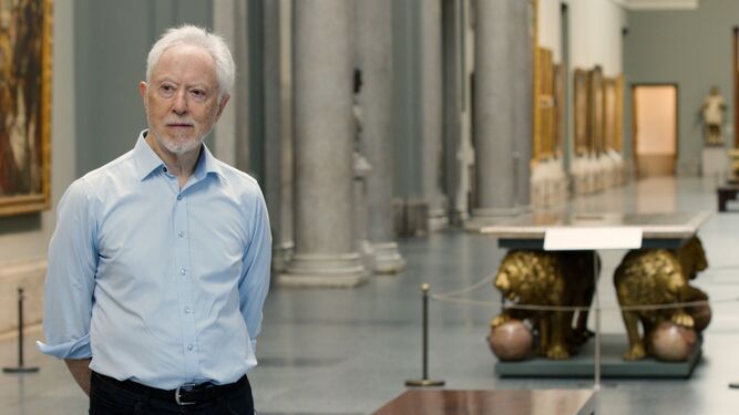 El Premio Nobel John Coetzee en el Museo del Prado.