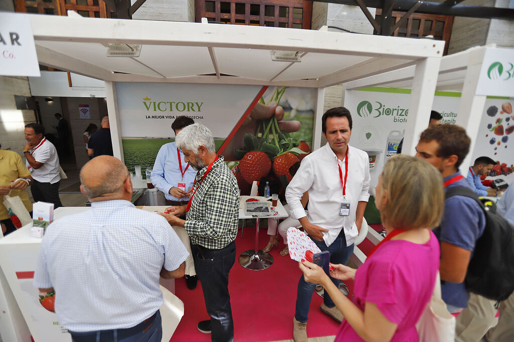 Im&aacute;genes del ambiente en la VIII Congreso Internacional de Frutos Rojos en Huelva