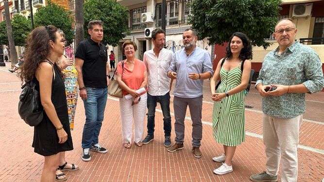 El equipo de Sumar en Huelva para las próximas elecciones