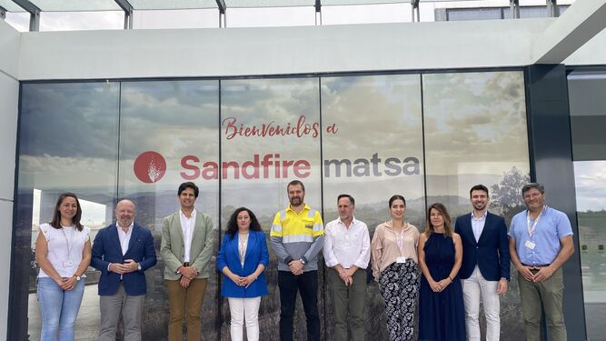 Firma del convenio de Sandfire Matsa con los ayuntamientos de la zona.
