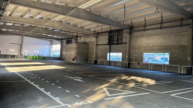 El nuevo parking de Mercadona en Huelva