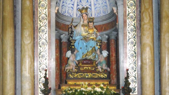 Virgen del Cramen en Haifa.