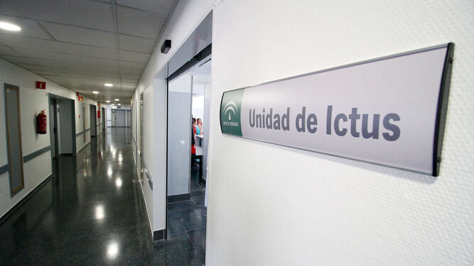 La Unidad de Ictus en el hospital Juan Ramón Jiménez.