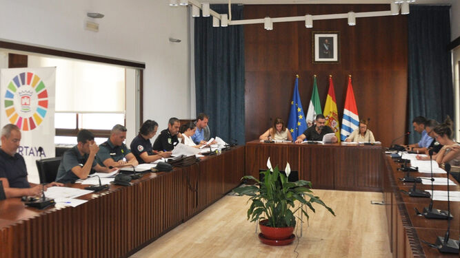 El Ayuntamiento de  Cartaya ultima los detalles del plan de seguridad de las fiestas de El Rompido