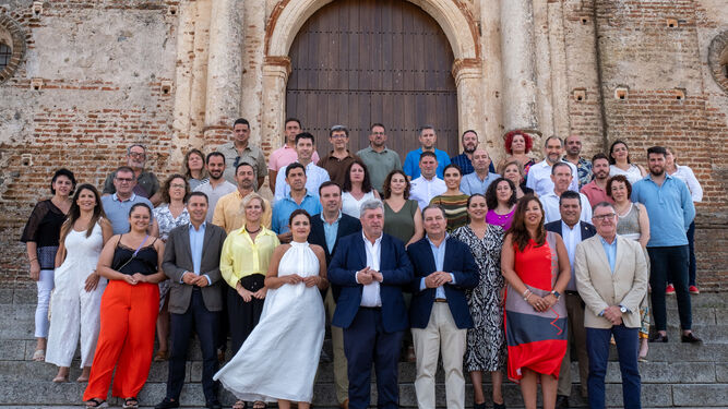 Junta de Gobierno celebrada por la Diputación de Huelva en Castaño del Robledo