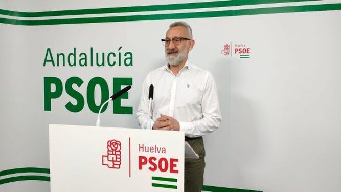 El secretario de Agricultura y Ganadería del PSOE de Huelva, Juan Antonio García.