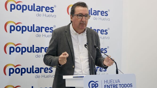 Manuel Andrés, presidente del PP en Huelva.