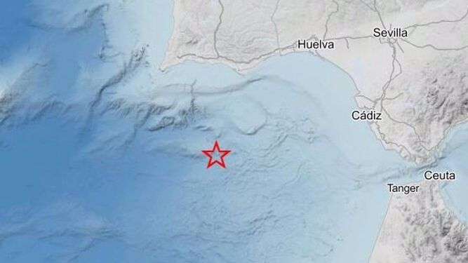 Nuevo seísmo de magnitud 3,7 frente a las costas de Huelva