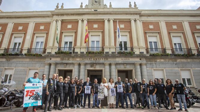 Presentación de la concentración motera en Huelva