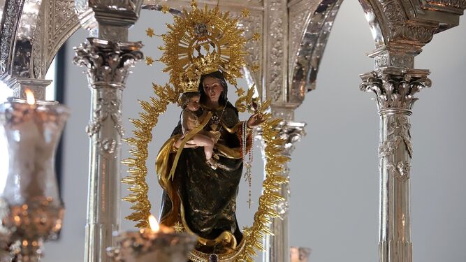 ¿Cuál es la historia de la Virgen de la Cinta de Huelva?