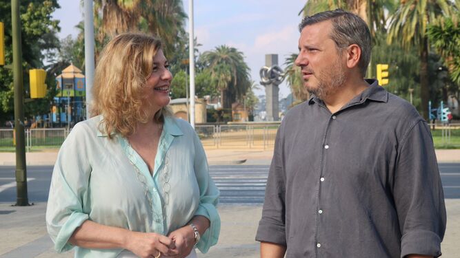 Alejandro Romero y Berta Centeno en Huelva.