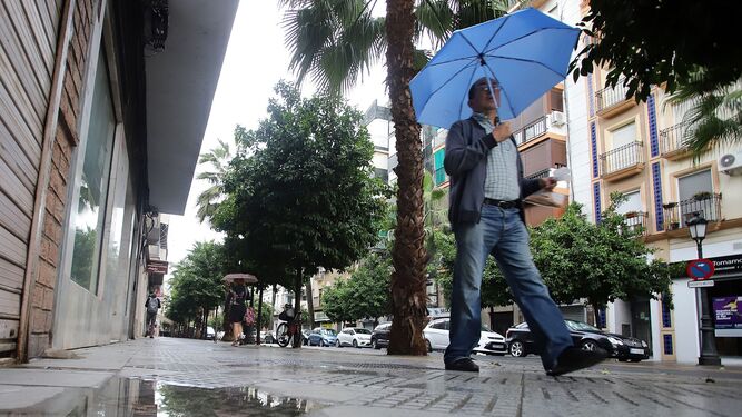 Lluvias en este septiembre en Huelva.