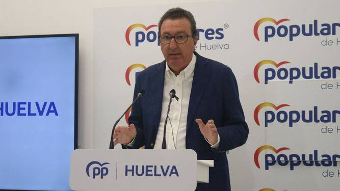 Manuel Andrés González presidente del PP en Huelva.