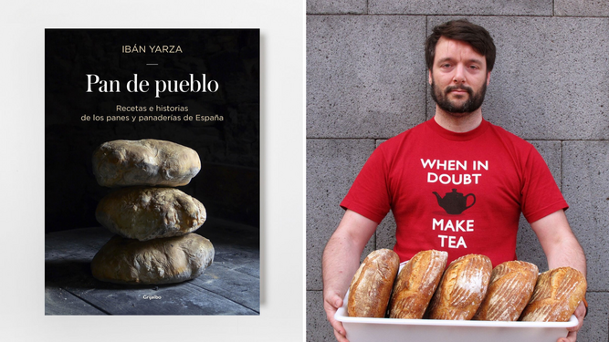 El autor del libro más vendido sobre pan, visita trigueros y se enamora de los hornazos