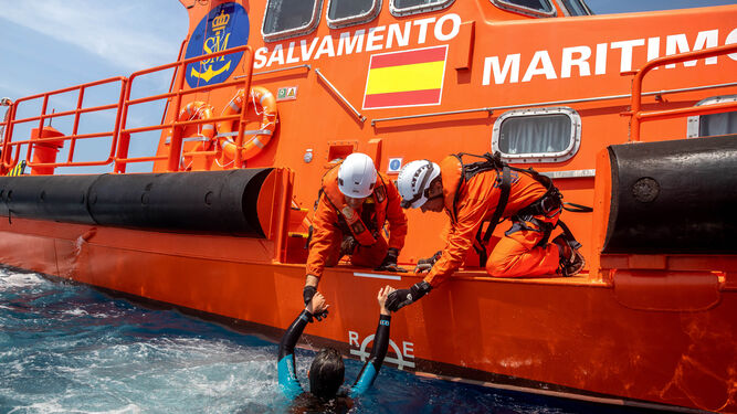 Salvamento Marítimo realiza una actuación de emergencia