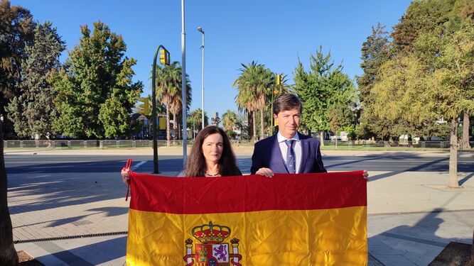 Vox pide al Ayuntamiento de Huelva que instale la bandera de España en la Plaza 12 de Octubre
