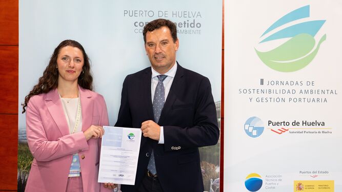 Entrega del Certificado PERS al Puerto de Huelva