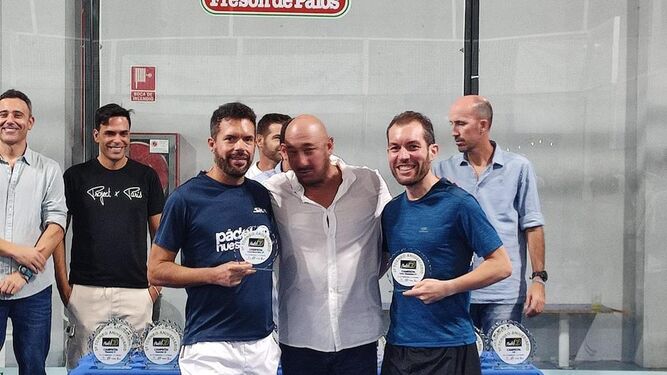 Premiados en el torneo de Pádel 7 en Huelva.