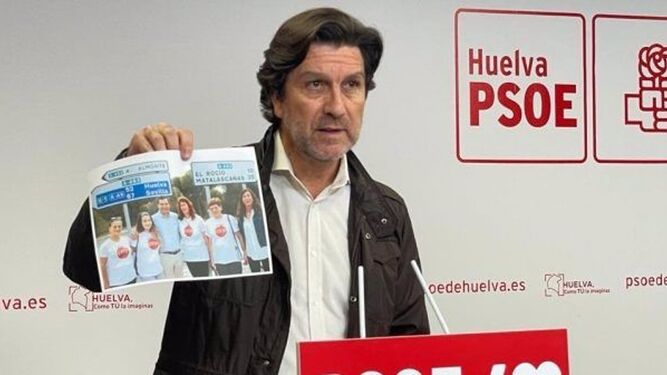 El parlamentario andaluz por el PSOE de Huelva y portavoz de la Ejecutiva Provincial, Enrique Gaviño