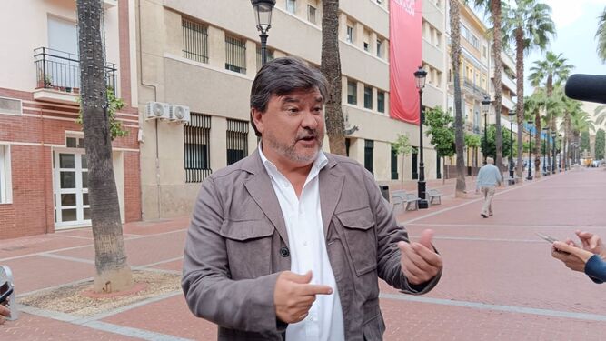 El vicesecretario general del PSOE de Huelva y diputado nacional, Gabriel Cruz