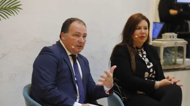 David Toscano y Rocío Moreno, presidente y vicepresidenta de la Diputación de Huelva