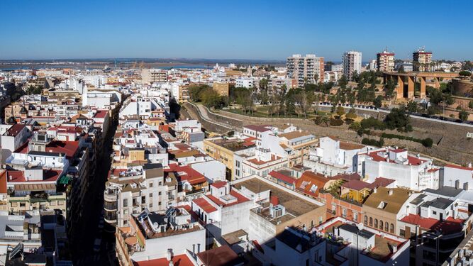 Imagen panorámica de Huelva.