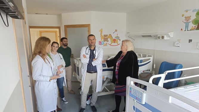 Los pacientes del Hospital de Riotinto ya disfrutan de la recién renovada planta Materno-Infantil