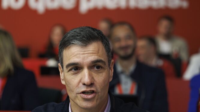 Pedro Sánchez, en el último Comité Federal del PSOE.