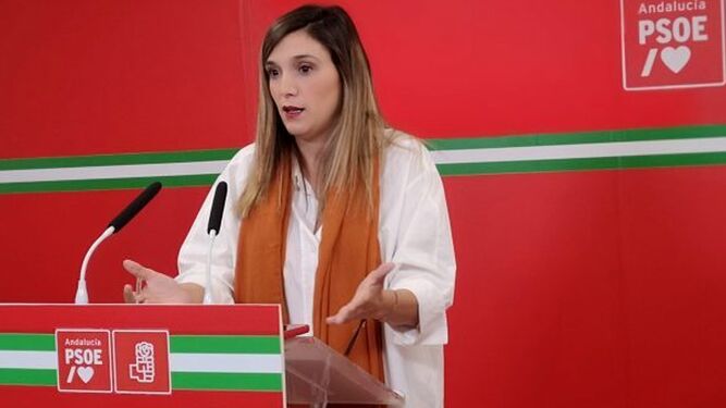 María Márquez, parlamentaria onubense y portavoz adjunta del PSOE en la Cámara autonómica
