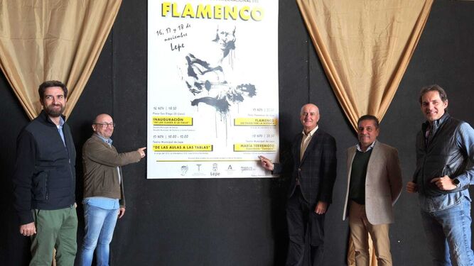Presentación de la programación por el Día del Flamenco en Lepe