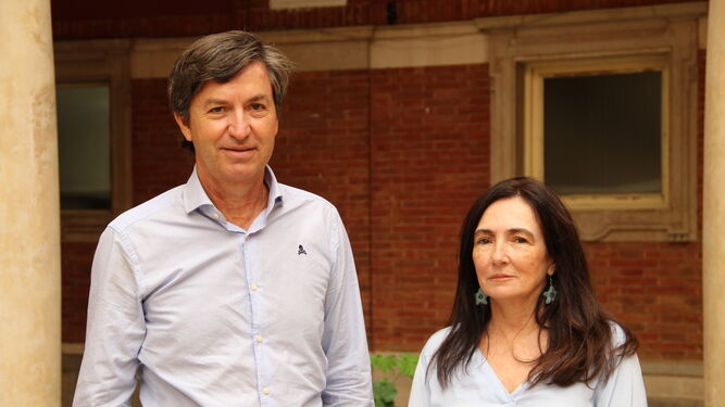 Wenceslao Font y María López, de Vox Huelva.