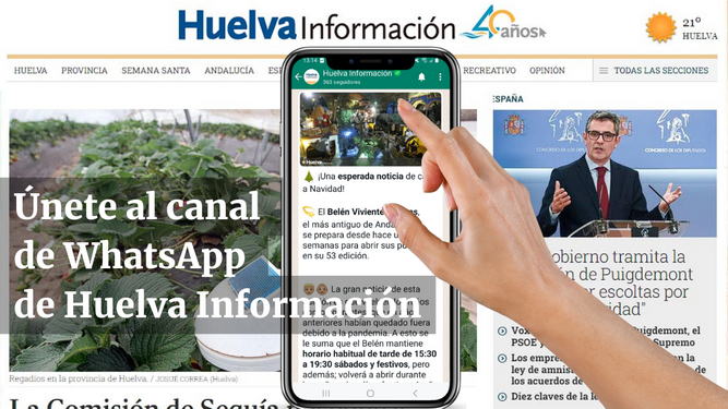Huelva Información estrena canal en WhatsApp: síguenos para informarte de lo que más te importa