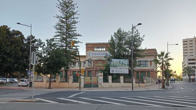 El antiguo Colegio de Ferroviarios de Huelva.