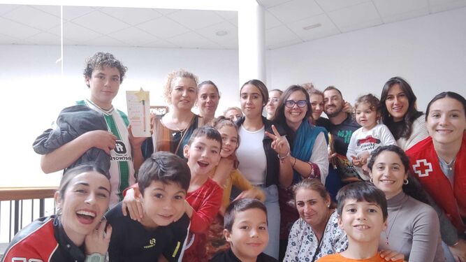 Participantes en el plan contra el absentismo escolar de la Diputación de Huelva