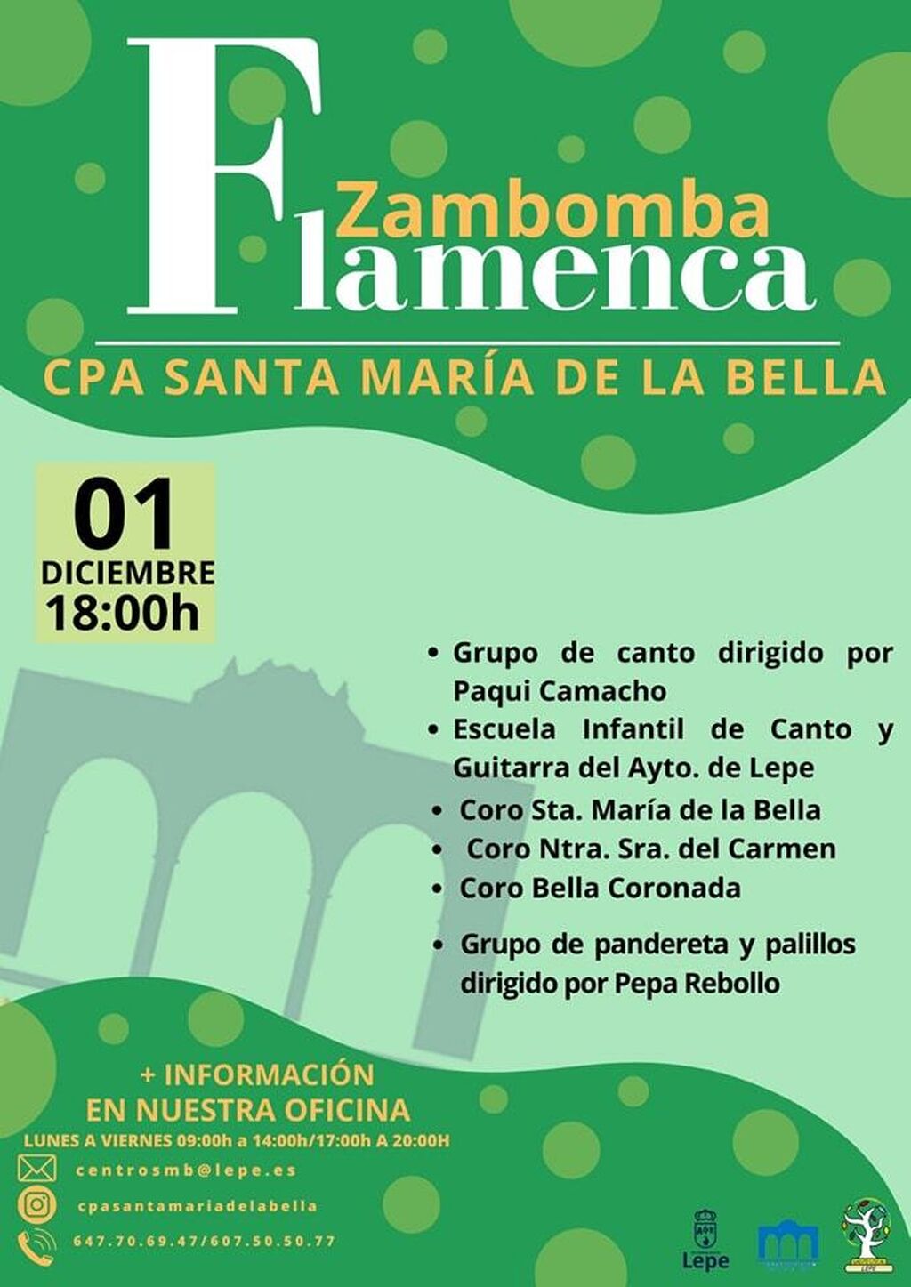 Zambomba Flamenca CPA Santa Mar&iacute;a de la Bella (Lepe)