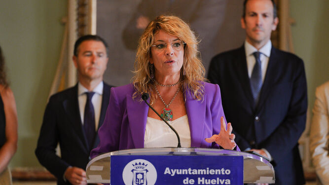 La alcaldesa de Huelva, Pilar Miranda.