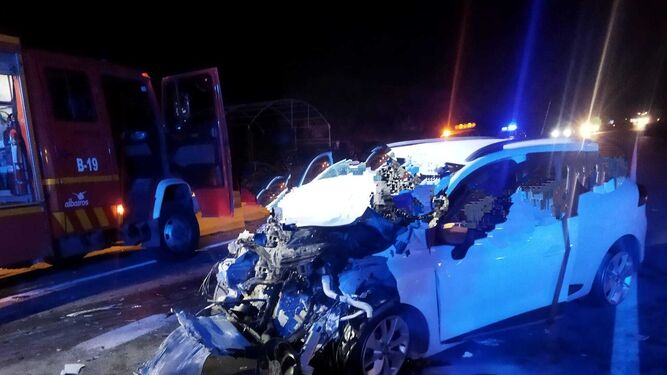 Viernes negro en Huelva: tres personas resultan heridas en tres accidentes en las carreteras de la provincia