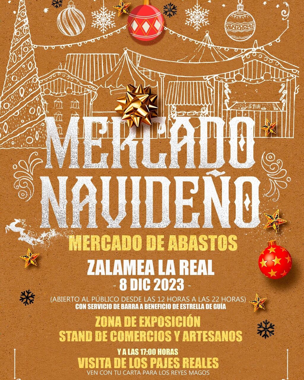 Mercado navide&ntilde;o en Zalamea La Real